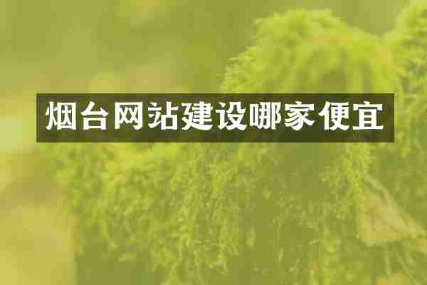烟台网站建设哪家便宜