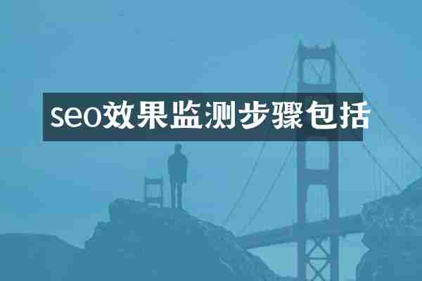seo效果监测步骤包括
