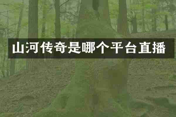 山河传奇是哪个平台直播