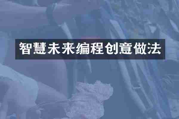 智慧未来编程创意做法