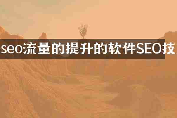 seo流量的提升的软件SEO技