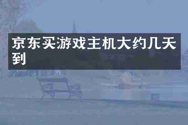京东买游戏主机大约几天到