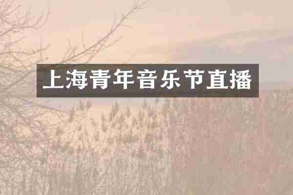 上海青年音乐节直播