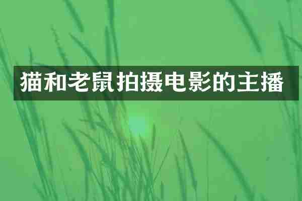 猫和老鼠拍摄电影的主播