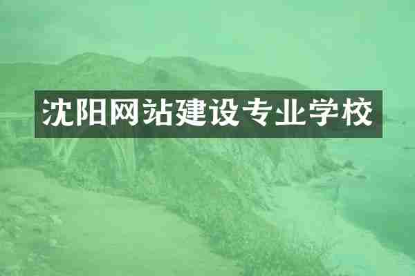 沈阳网站建设专业学校