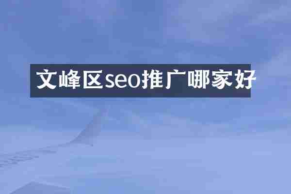 文峰区seo推广哪家好