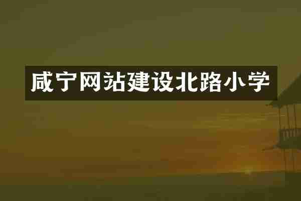 咸宁网站建设北路小学