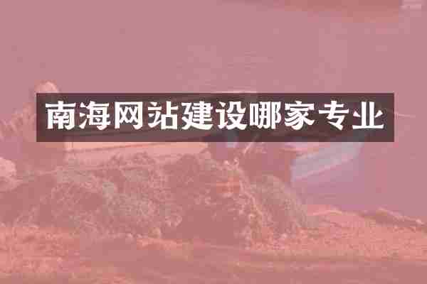 南海网站建设哪家专业