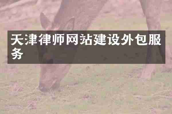 天津律师网站建设外包服务