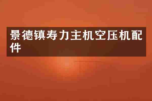 景德镇寿力主机空压机配件