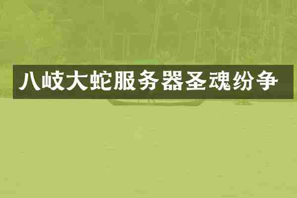 八岐大蛇服务器圣魂纷争