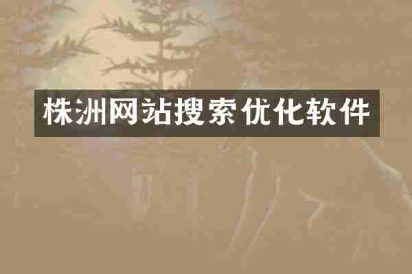 株洲网站搜索优化软件