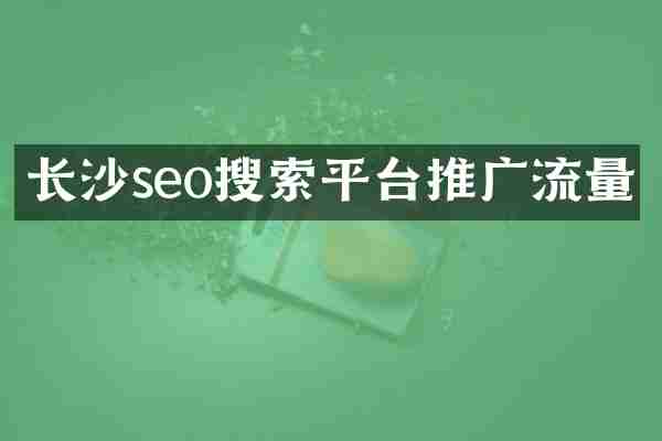 长沙seo搜索平台推广流量