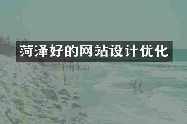菏泽好的网站设计优化