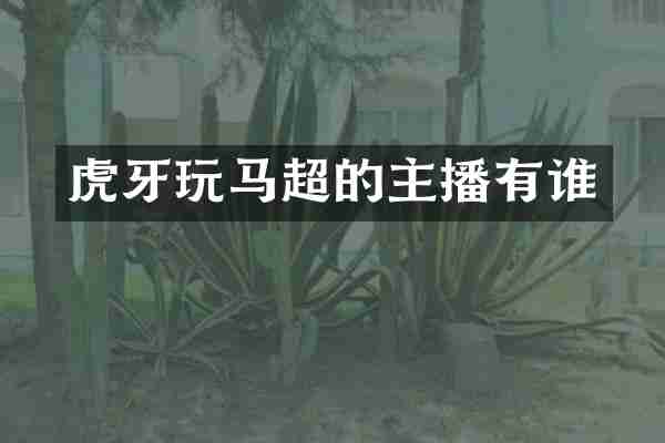 虎牙玩马超的主播有谁