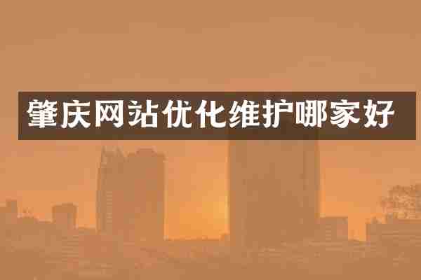 肇庆网站优化维护哪家好