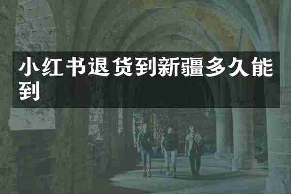 小红书退货到新疆多久能到