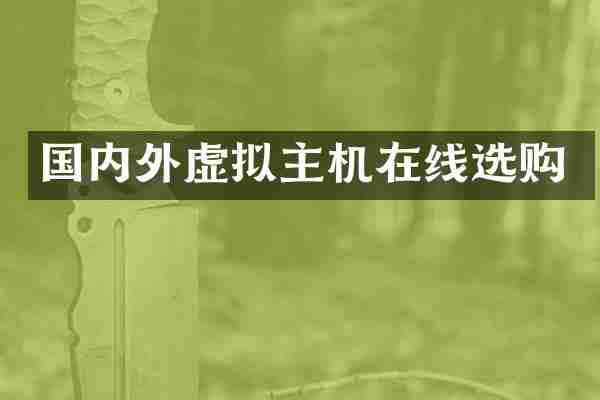 国内外虚拟主机在线选购