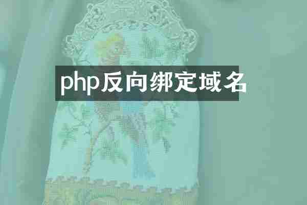 php反向绑定域名
