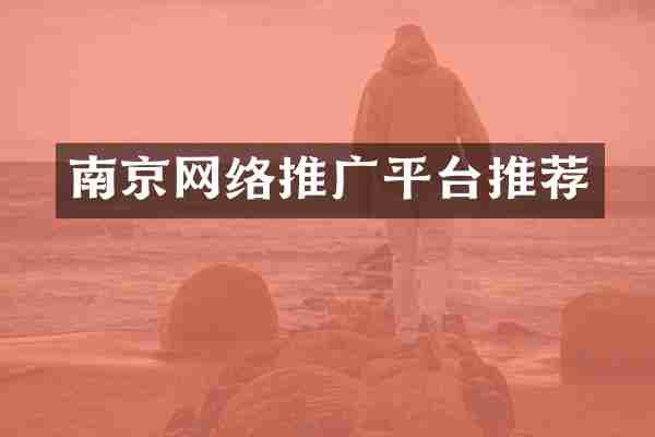 南京网络推广平台推荐