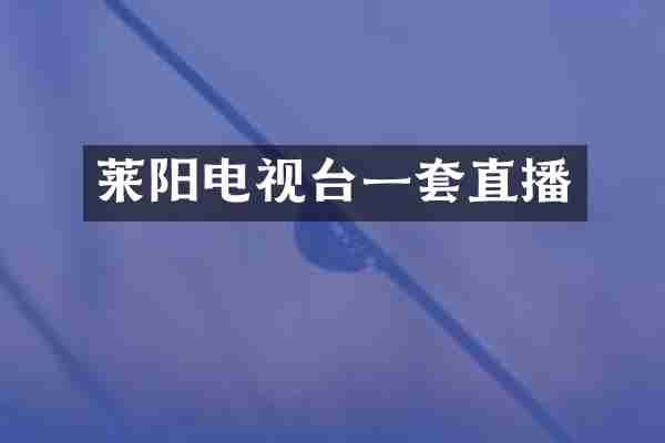 莱阳电视台一套直播