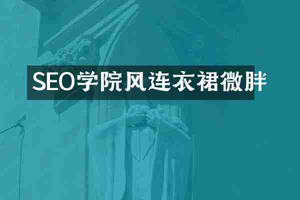 SEO学院风连衣裙微胖