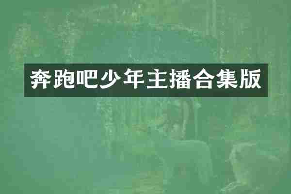 奔跑吧少年主播合集版