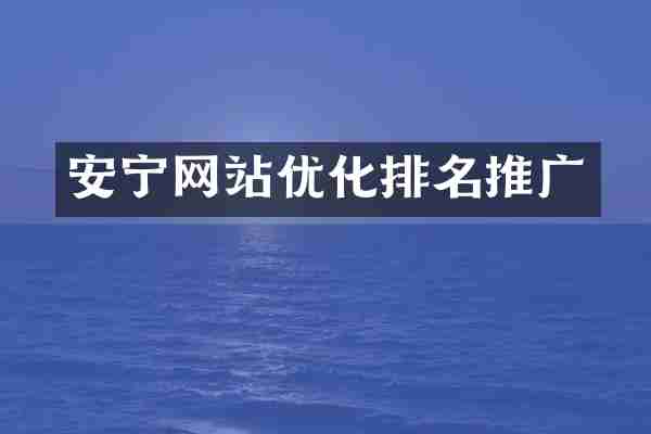 安宁网站优化排名推广