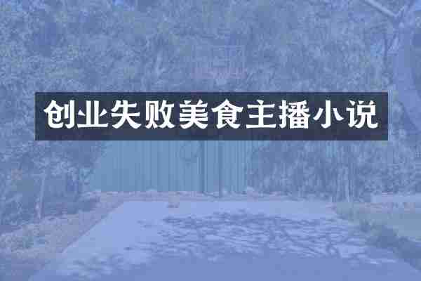 创业失败美食主播小说