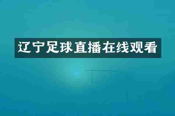 辽宁足球直播在线观看