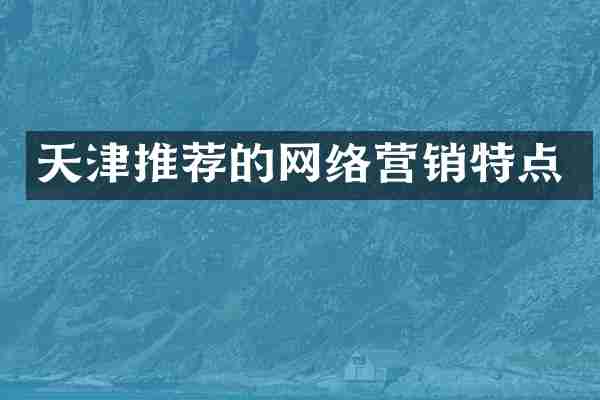 天津推荐的网络营销特点
