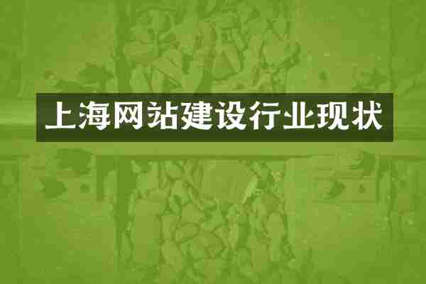 上海网站建设行业现状