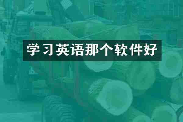 学习英语那个软件好