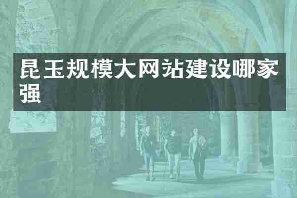 昆玉规模大网站建设哪家强