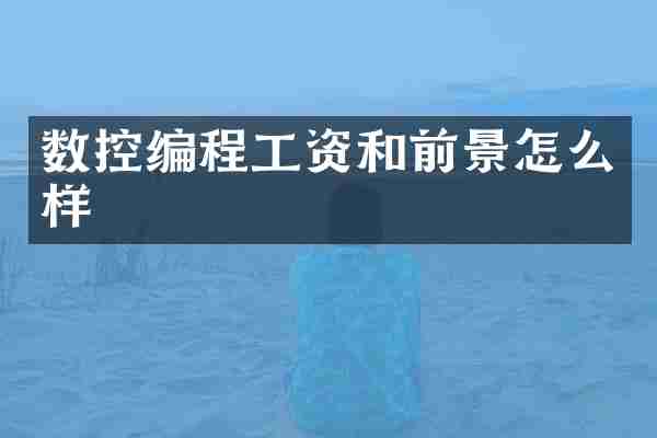 数控编程工资和前景怎么样