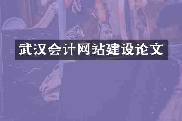 武汉会计网站建设论文