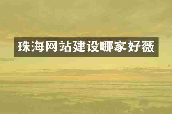 珠海网站建设哪家好薇