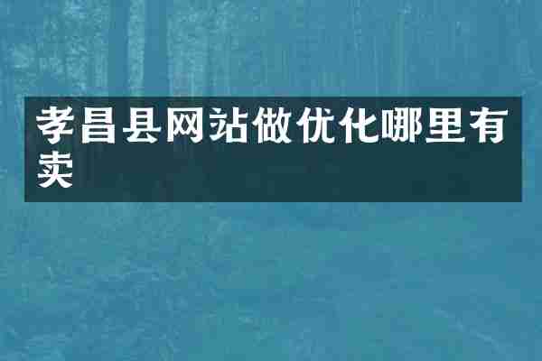 孝昌县网站做优化哪里有卖
