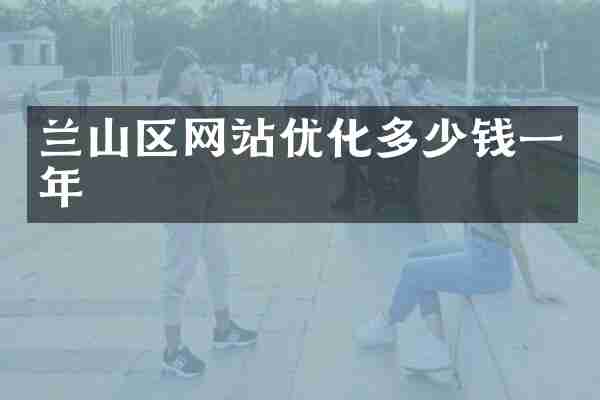 兰山区网站优化多少钱一年