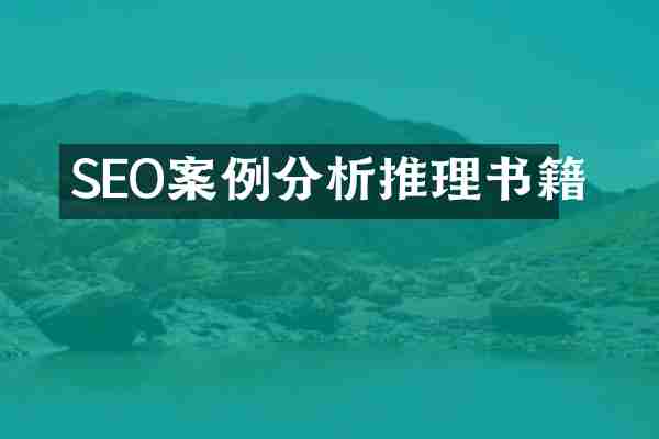 SEO案例分析推理书籍