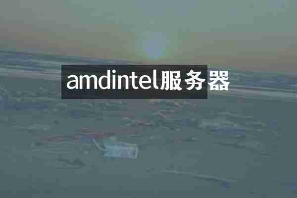 amdintel服务器
