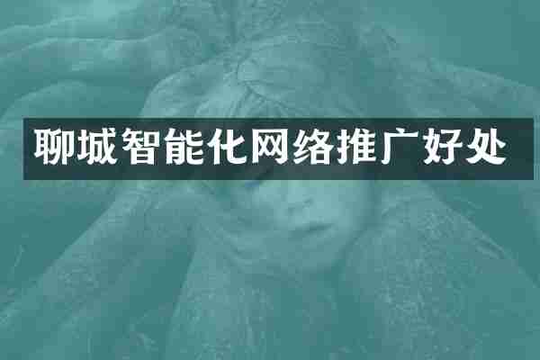 聊城智能化网络推广好处