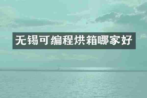 无锡可编程烘箱哪家好