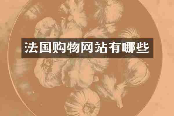 法国购物网站有哪些