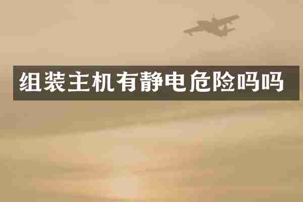组装主机有静电危险吗吗
