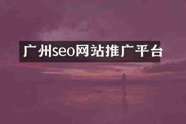 广州seo网站推广平台