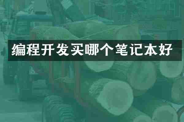 编程开发买哪个笔记本好