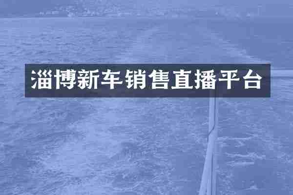 淄博新车销售直播平台