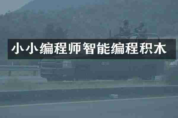 小小编程师智能编程积木