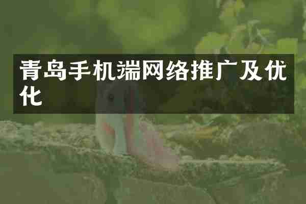 青岛手机端网络推广及优化